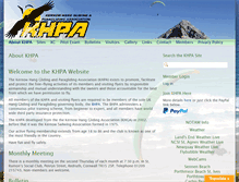 Tablet Screenshot of khpa.co.uk
